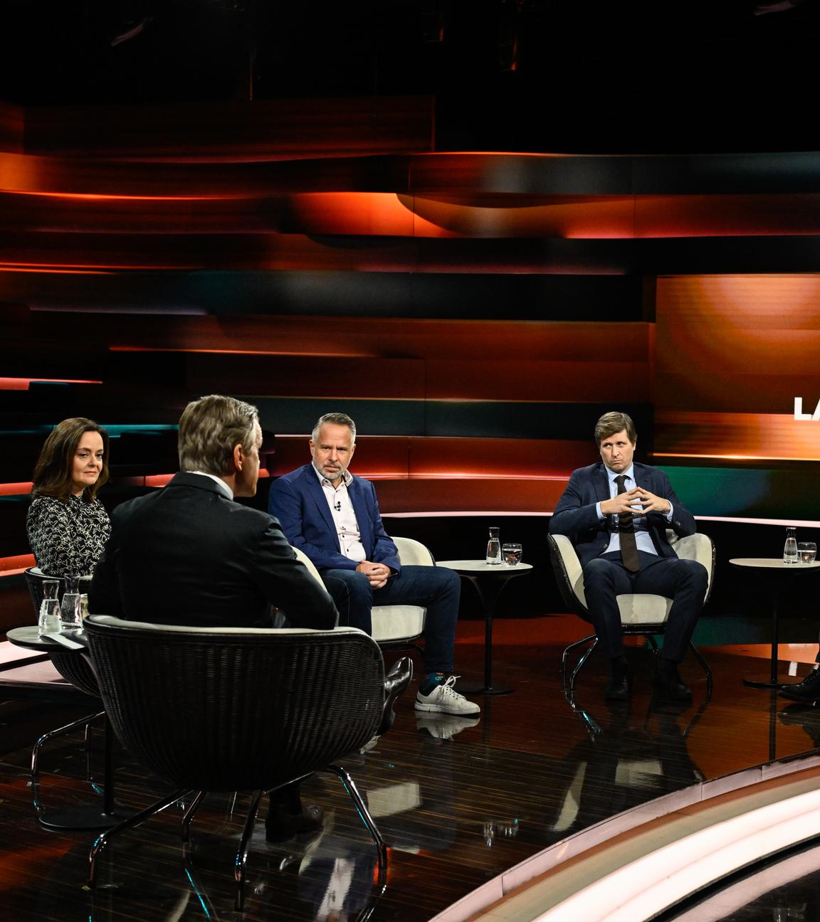 Julia Löhr, Prof. Andreas Peichl, Prof. Moritz Schularick und Harald Jähner zu Gast bei "Markus Lanz".