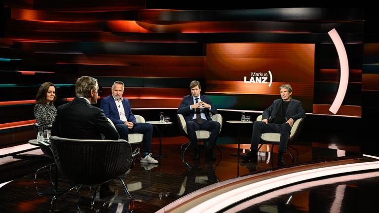 Julia Löhr, Prof. Andreas Peichl, Prof. Moritz Schularick und Harald Jähner zu Gast bei "Markus Lanz".