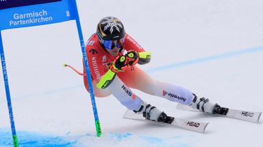 Die Schweizerin Lara Gut-Behrami in Aktion beim Super G am 26.01.2025.