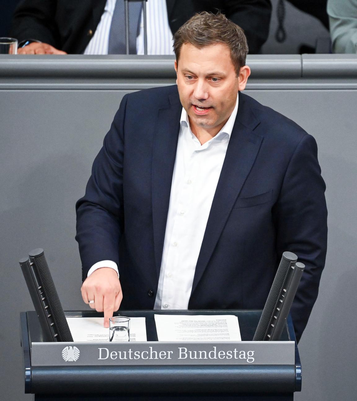 Berlin: Lars Klingbeil (SPD), Bundesminister der Finanzen