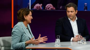 Hildegard Müller und Lars Klingbeil bei "maybrit illner"