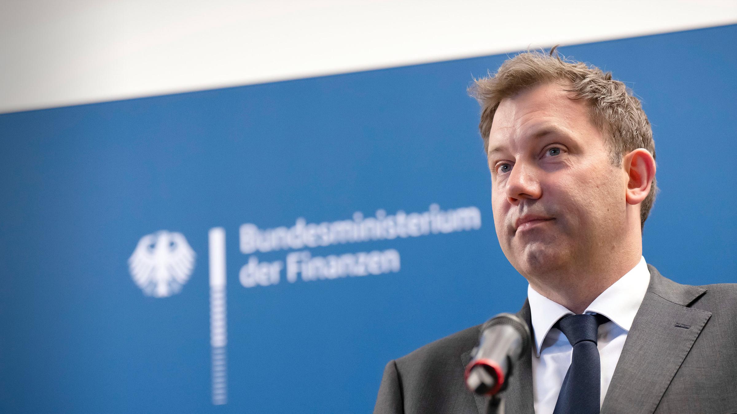 Vize Kanzler und Bundesminister für Finanzen Lars Klingbeil im Finanzministerium in Berlin am 26.05.2025.