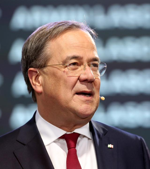 Armin Laschet (CDU) während einer Debatte über die Parteinachfolge von Angela Merkel. 