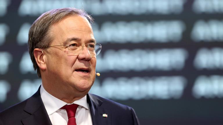 Armin Laschet (CDU) während einer Debatte über die Parteinachfolge von Angela Merkel. 