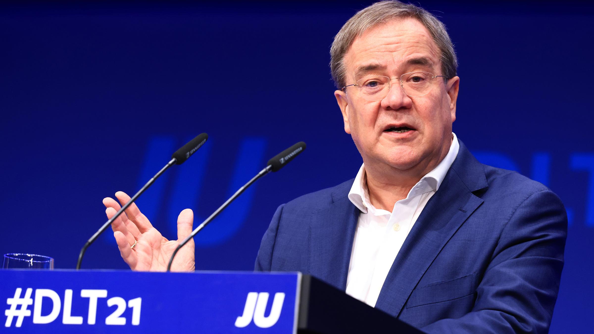 Armin Laschet spricht beim Deutschlandtag der Jungen Union