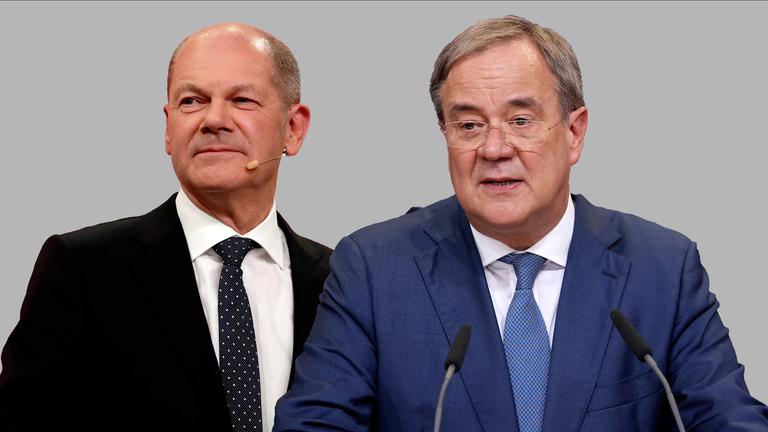 Olaf Scholz und Armin Laschet