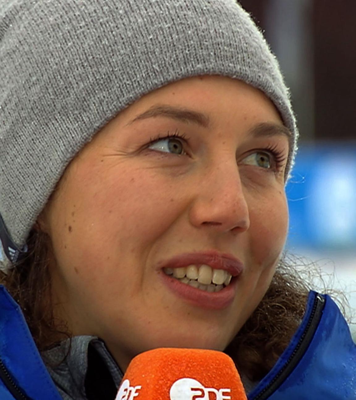 Laura Dahlmeier am 22.12.2019 in Le Grand-Bernond