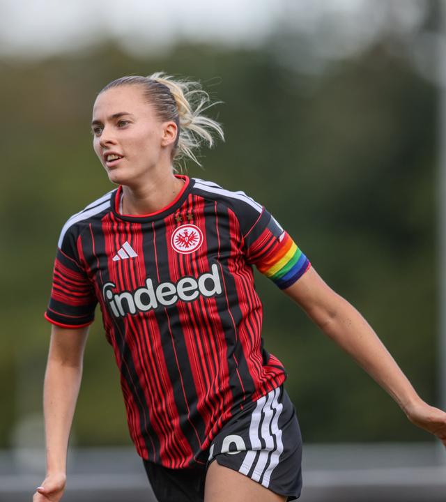 Eintracht Frankfurt Spielerin Laura Freigang im Testspiel gegen Mainz 05
