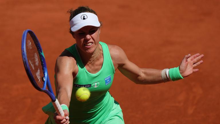 Paris, French Open: Laura Siegemund in Aktion
