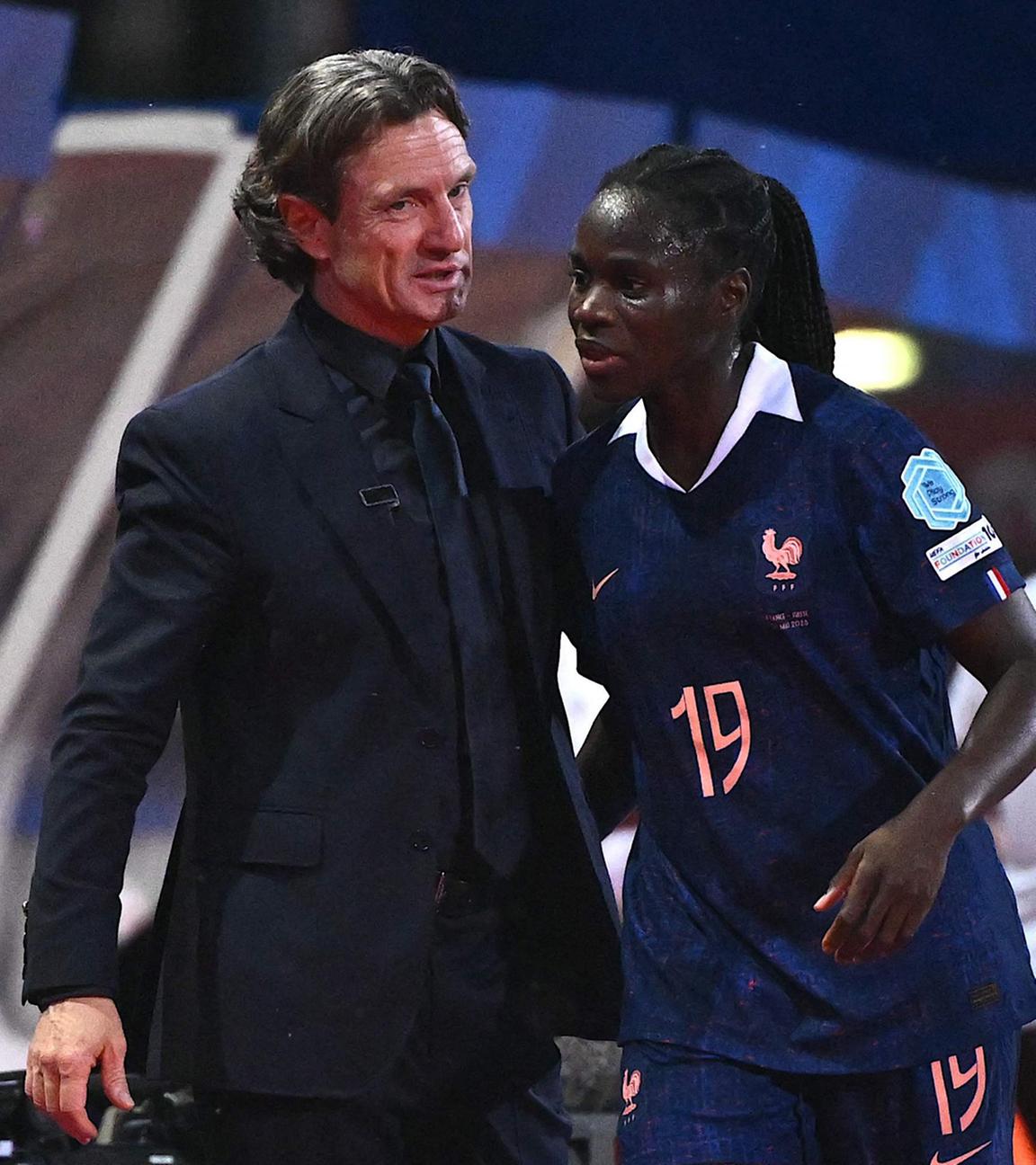 Laurent Bonadei und Griedge Mbock Bathy Nka