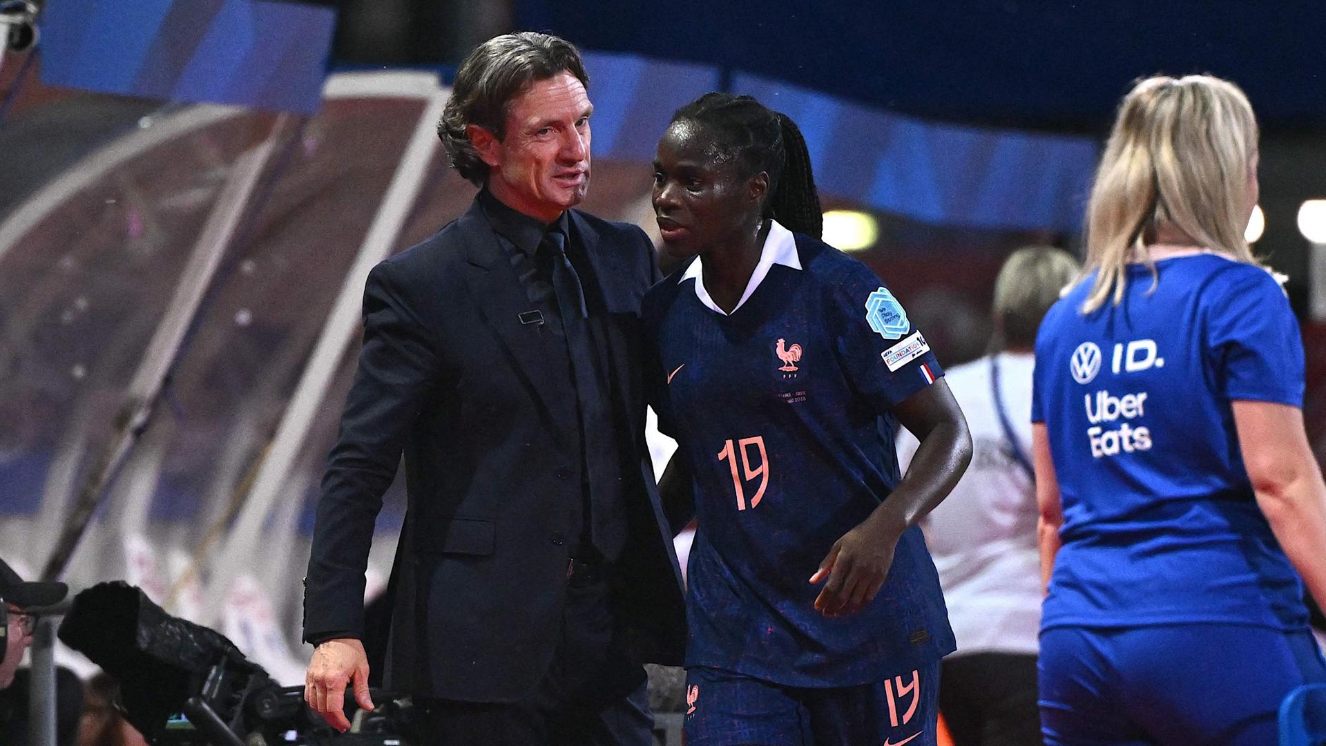 Laurent Bonadei und Griedge Mbock Bathy Nka