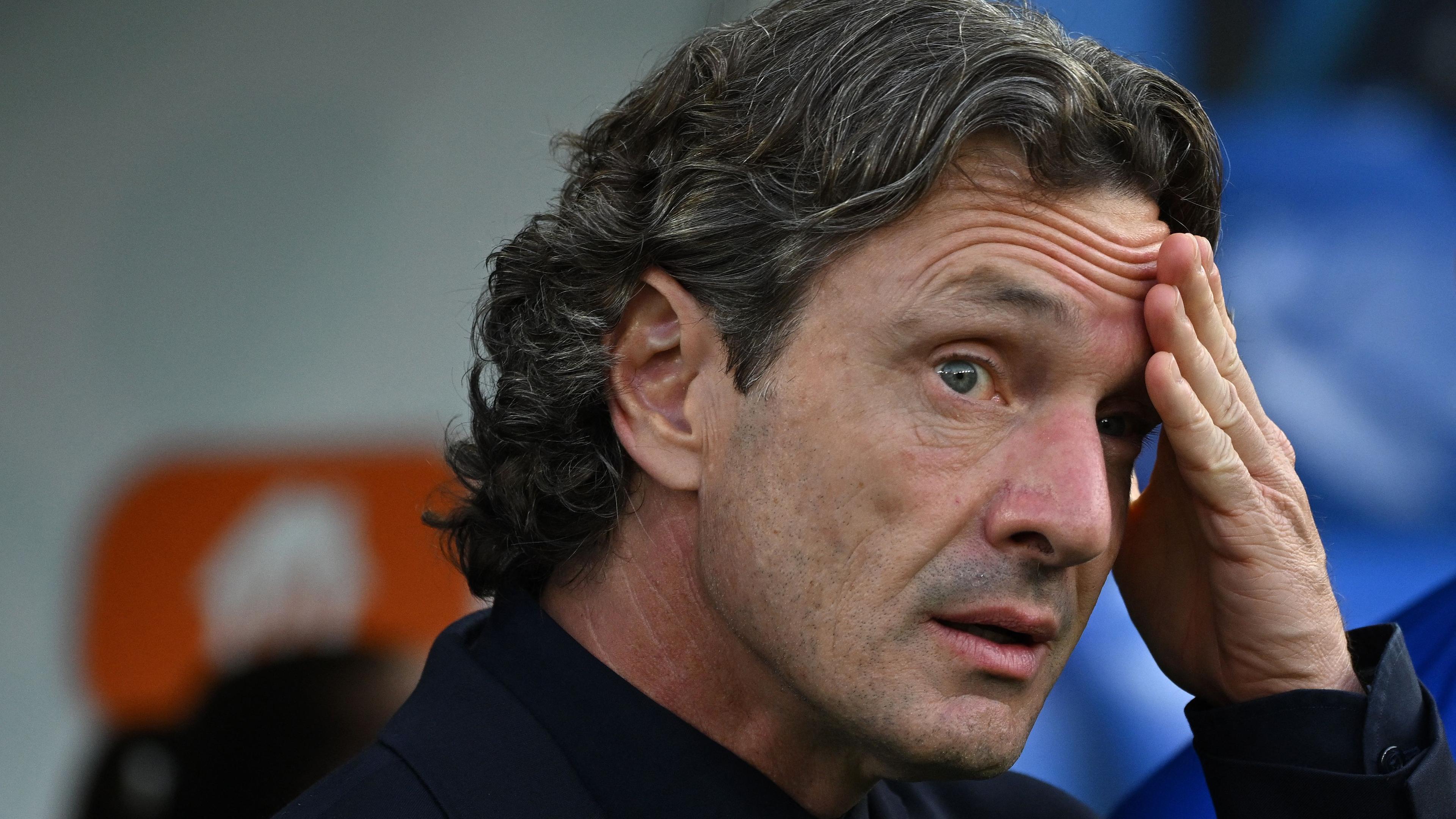 Frankreichs Cheftrainer Laurent Bonadei reagiert.