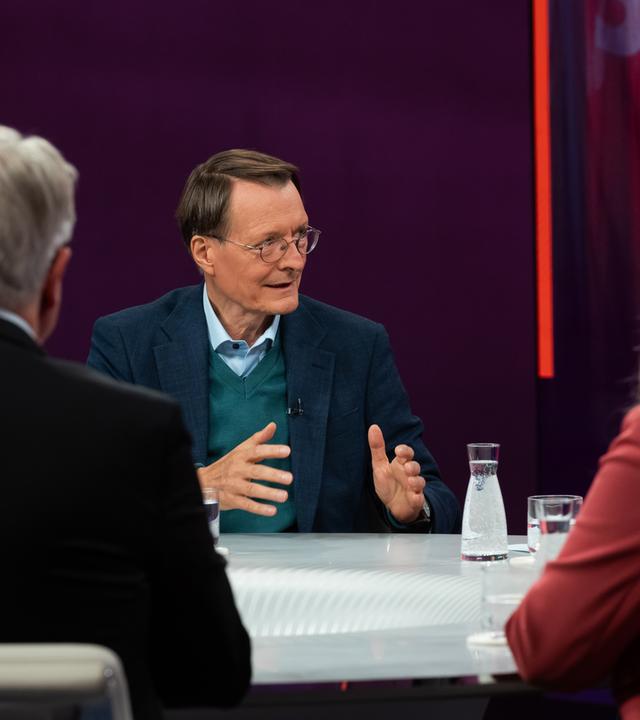 Karl Lauterbach bei Maybrit Illner