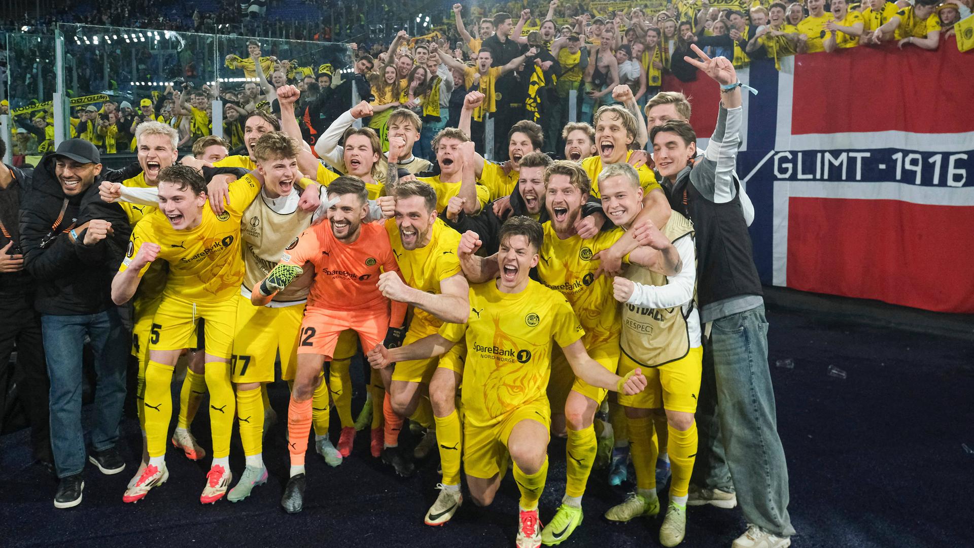 FK Bodo/Glimt feiert Sieg nach Elfmeterschießen