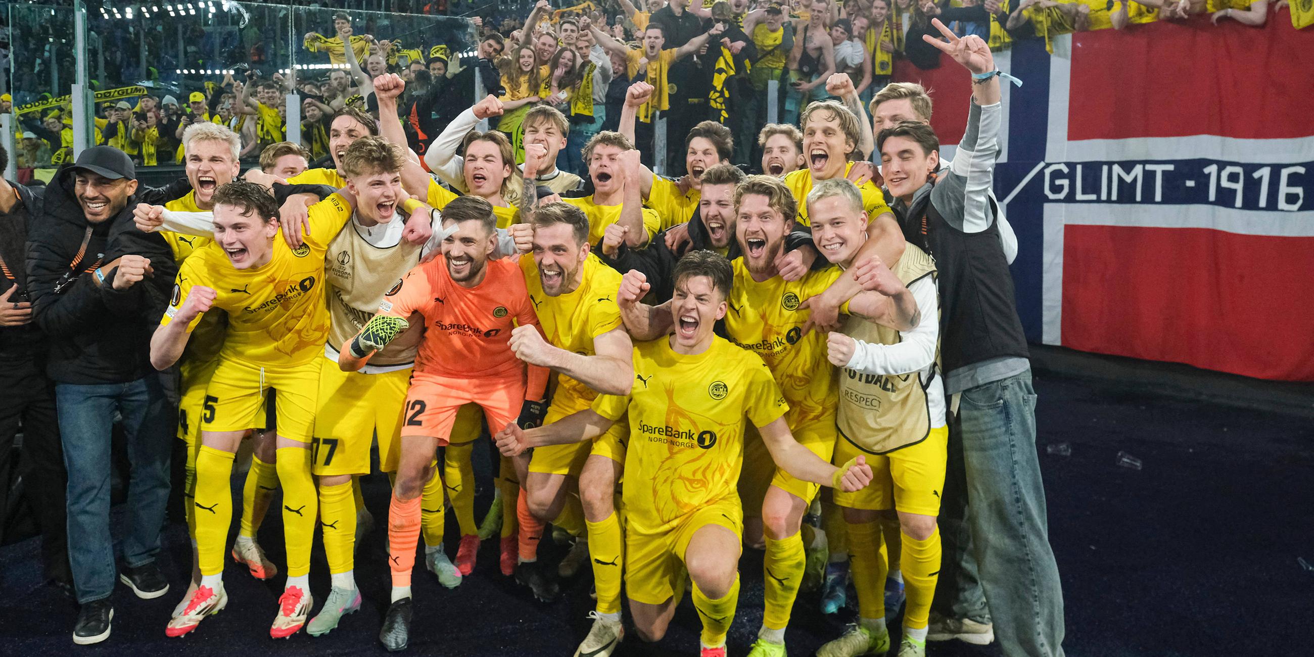 FK Bodo/Glimt feiert Sieg nach Elfmeterschießen