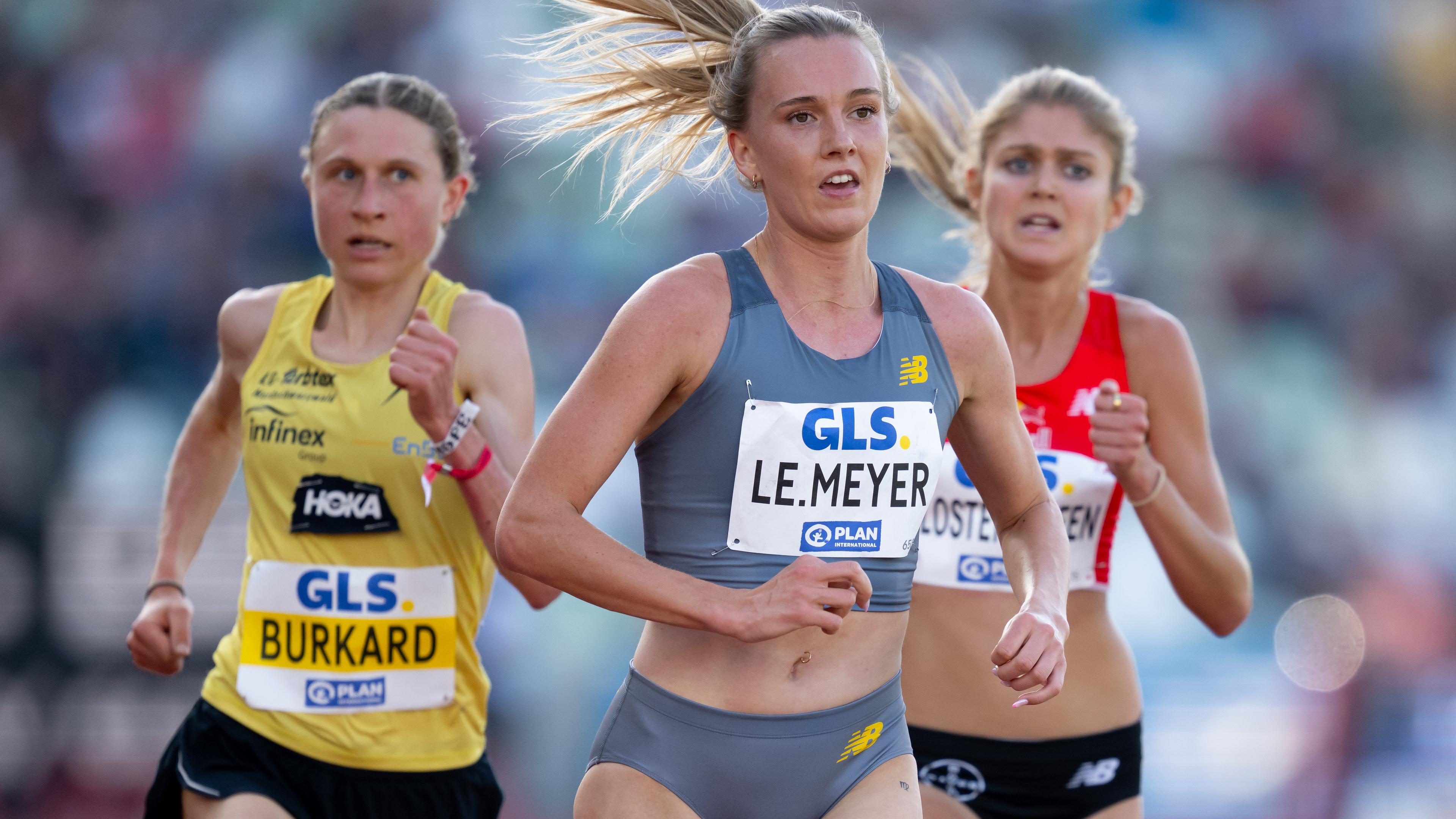Lea Meyer gewinnt den deutschen Meistertitel über 5000 Meter.