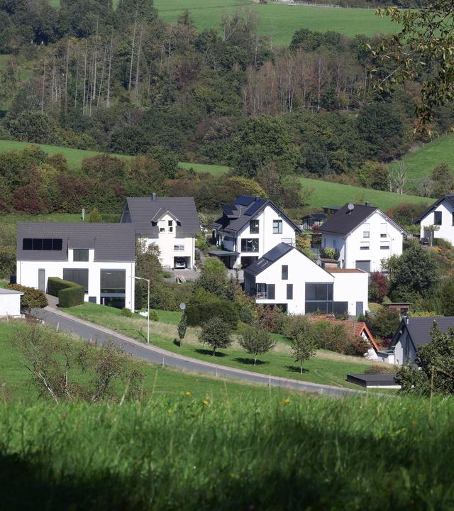 Wohnhäuser im Siegener Stadtteil Oberschelden. (Archiv)
