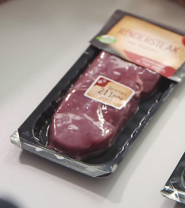 Rindersteak, roh und mariniert