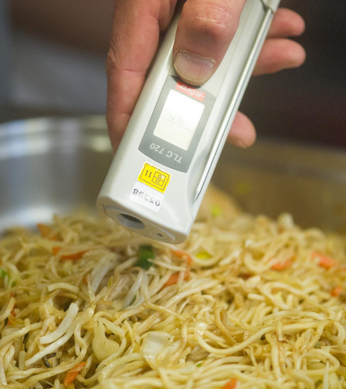 Lebensmittelkontrolle, Nudeln, Symbolfoto