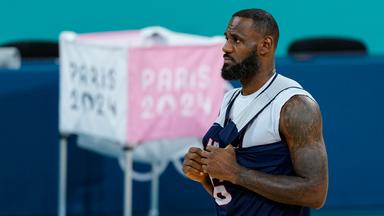 Basketball: LeBron James bei Olympia in Paris.