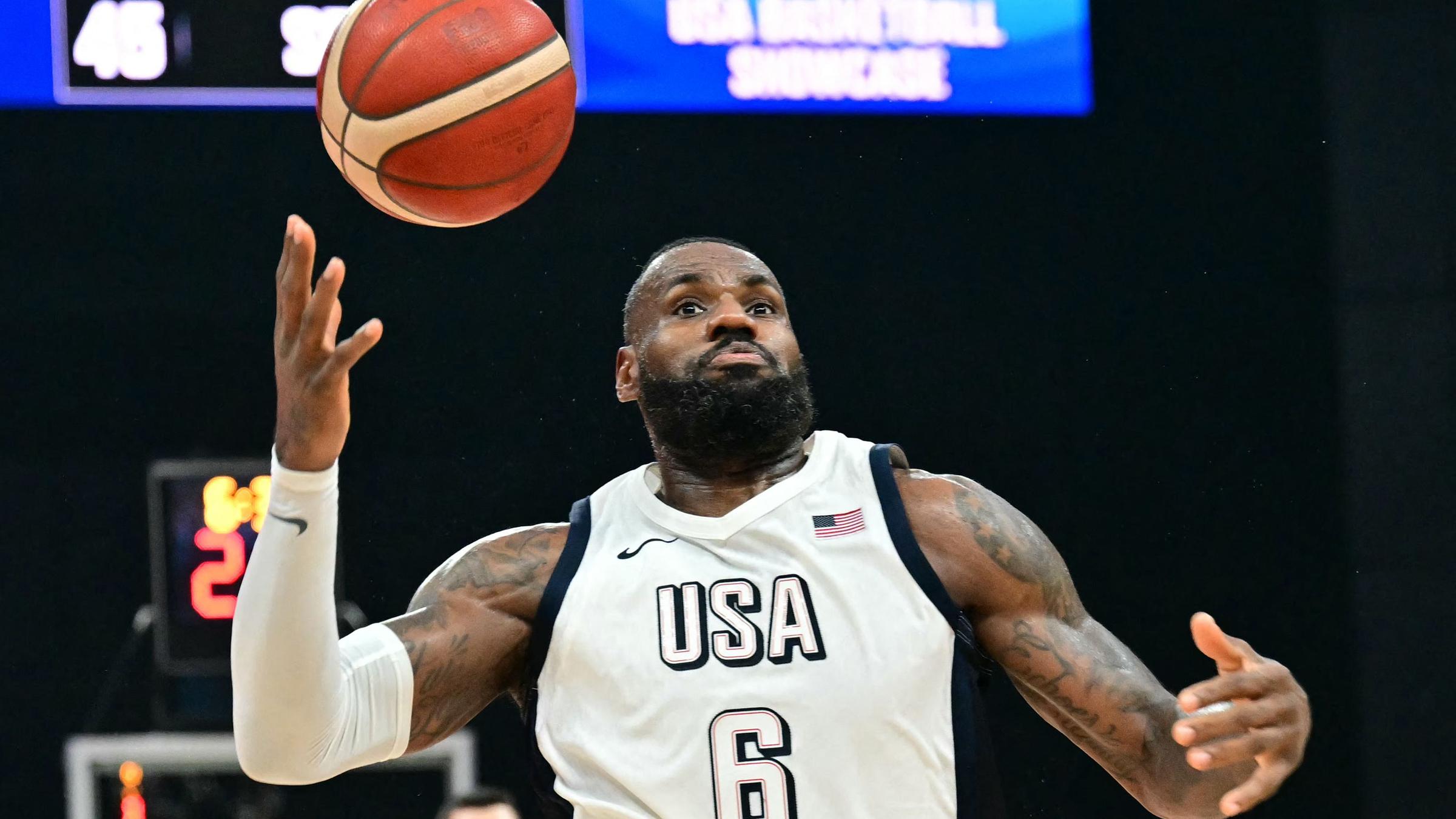 Basketball-Superstar LeBron James ist Fahnenträger der USA bei den Olympischen Spielen in Paris
