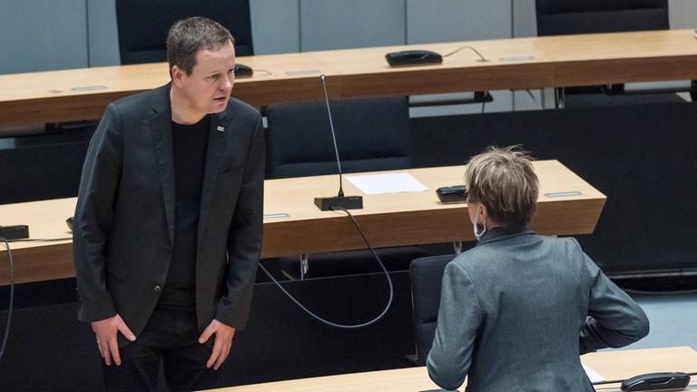 Klaus Lederer und Elke Breitenbach