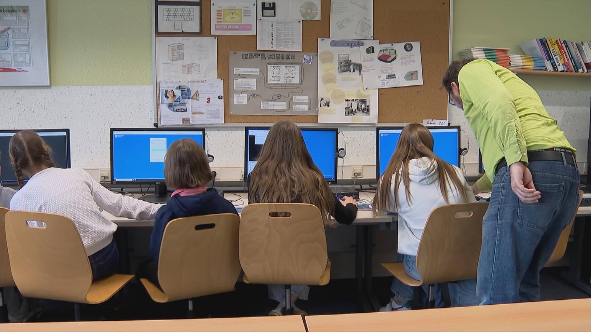 Schüler am PC