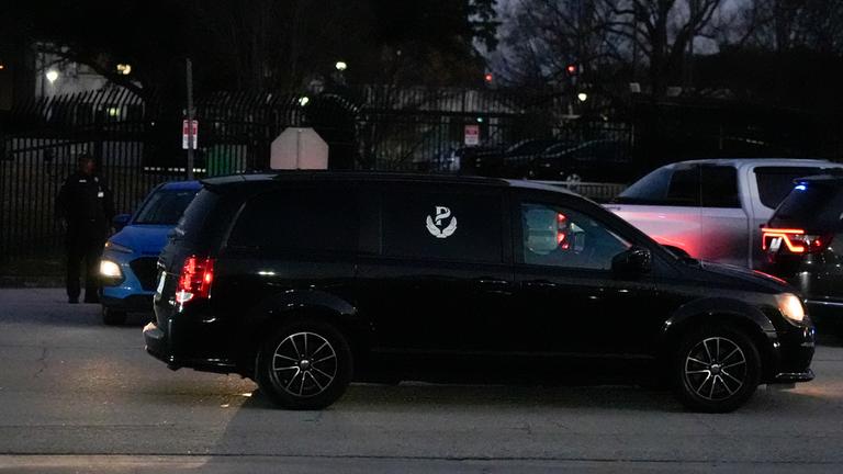Ein Leichenwagen verlässt das Gefängnis in Columbia, South Carolina.
