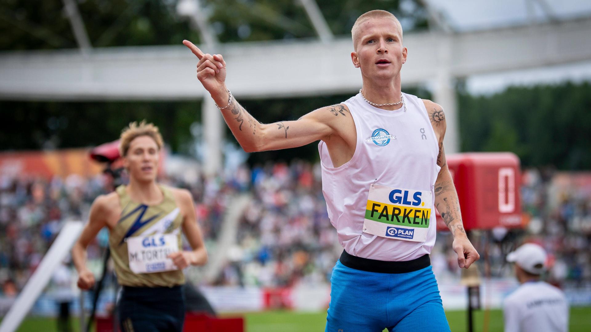 Leichtathletik: Robert Farken.