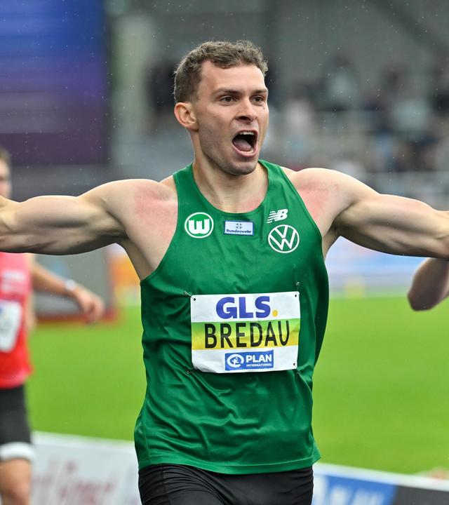 Leichtathletik, Deutscher Meister Jean Paul Bredau (VfL Wolfsburg)