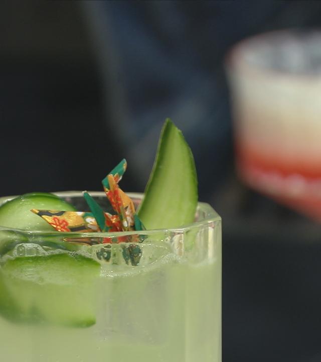 Der Cocktail Wasabi Fizz