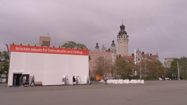 Leipzig Grundsteinlegung Denkmal