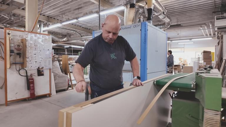 Arbeiter bei der Arbeit