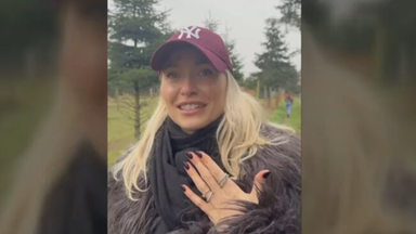 Lena Gercke: Familienvideo mit Alpaka