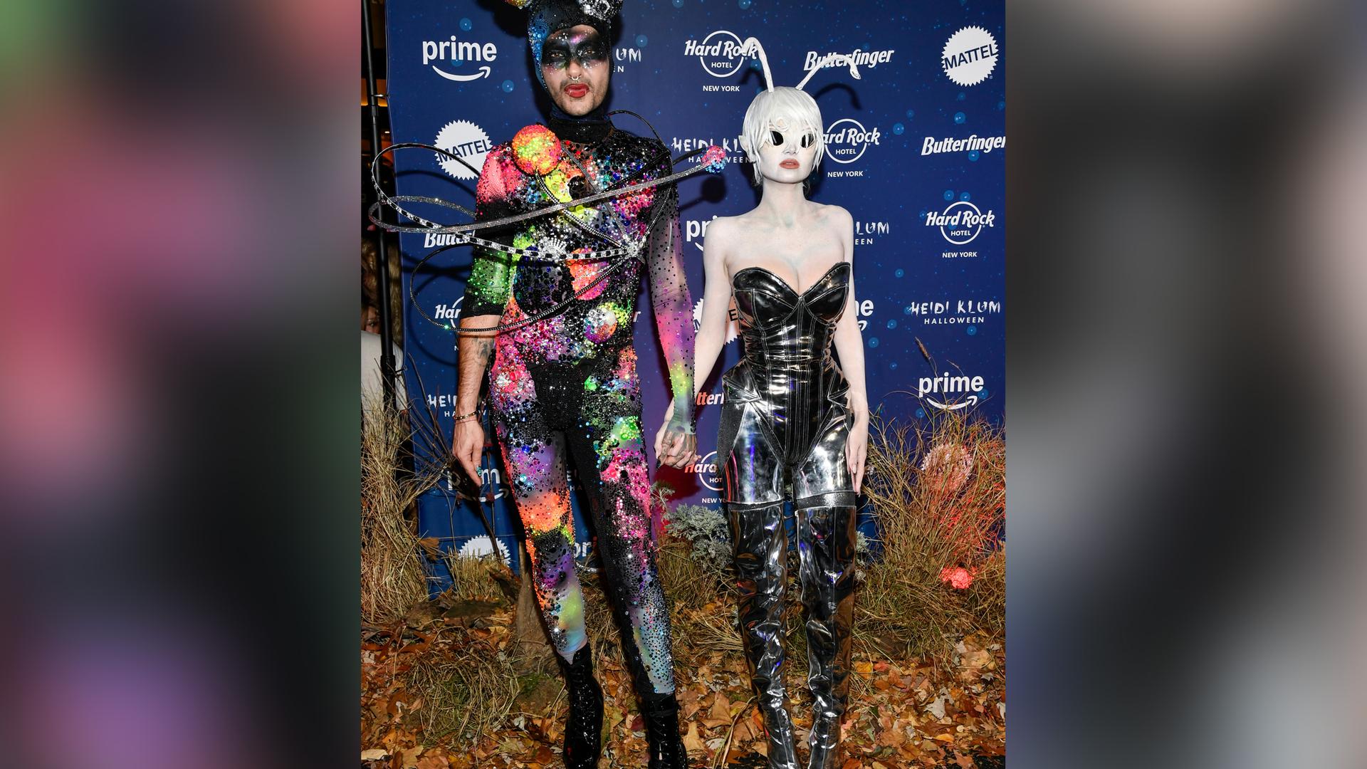 Bill Kaulitz und Leni Klum kostümiert