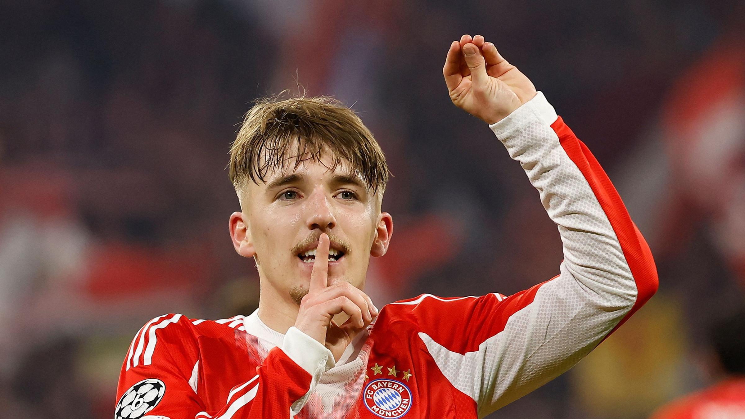 Lennart Karl vom FC Bayern München. (Archiv)