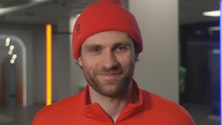 Leon Draisaitl beim Interview beim aktuellen Sportstudio