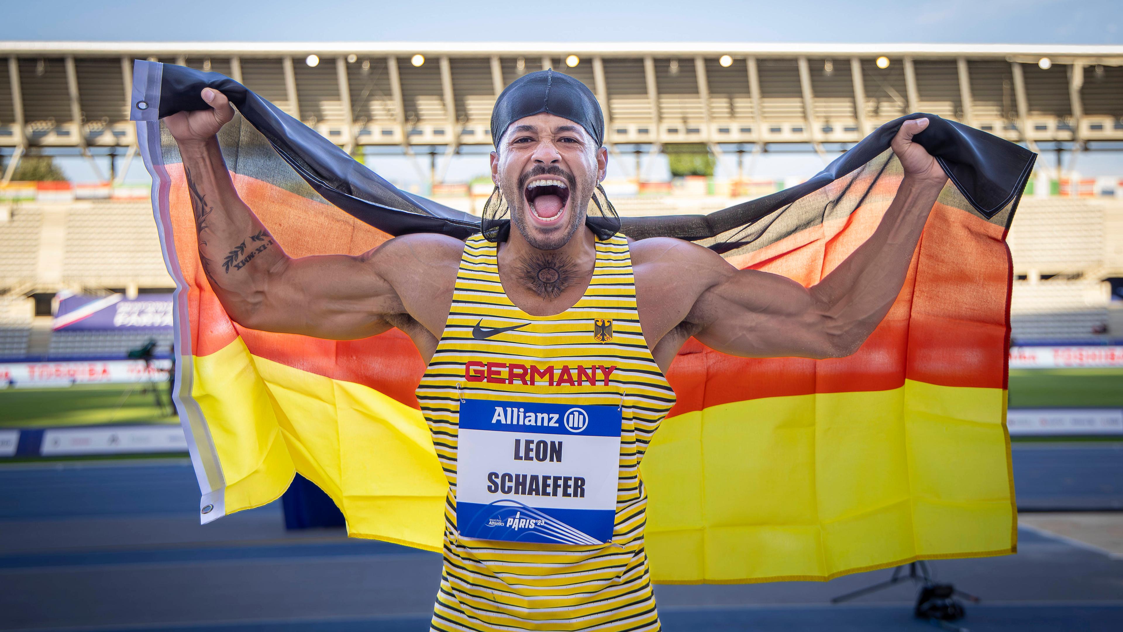Weltmeister im Weitsprung: Leon Schaefer