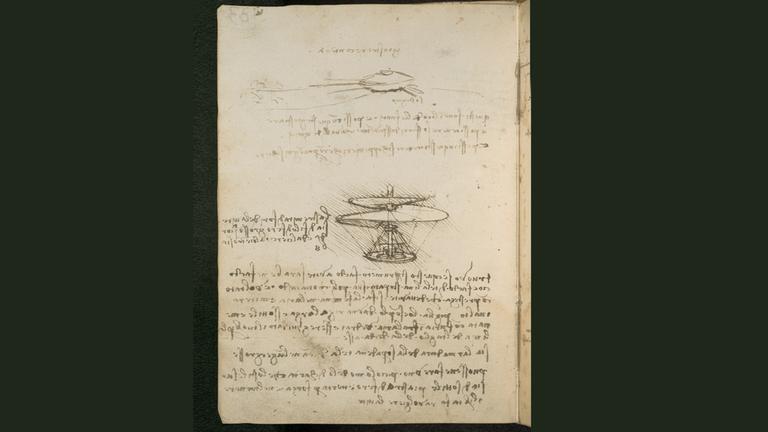 Leonardo da Vinci - Zeichnung