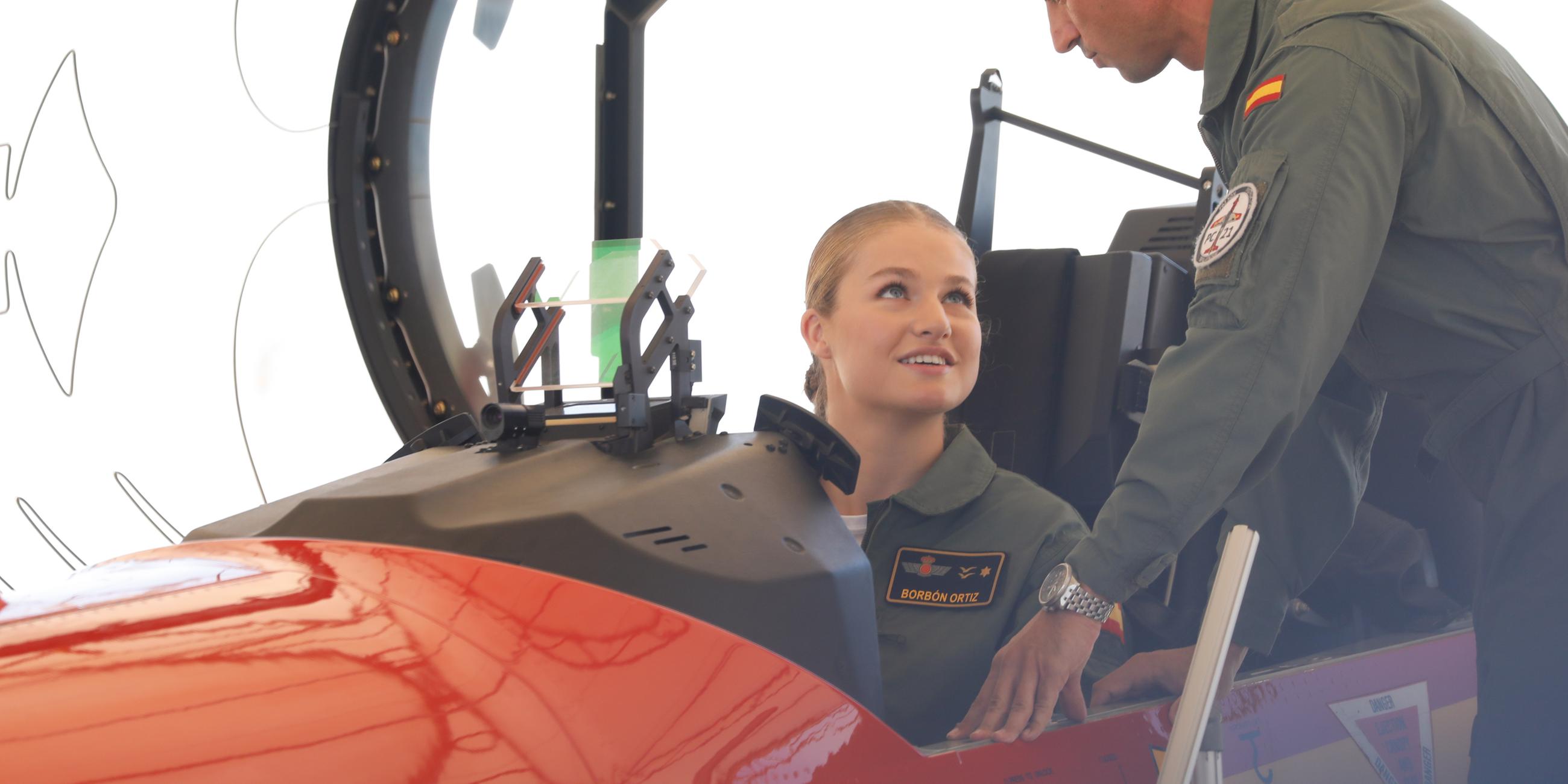 Leonor von Spanien: Ausbildung bei Luftwaffe