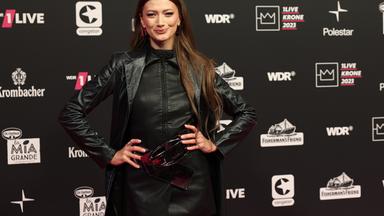 Sängerin Leony bei der 1 Live Krone 