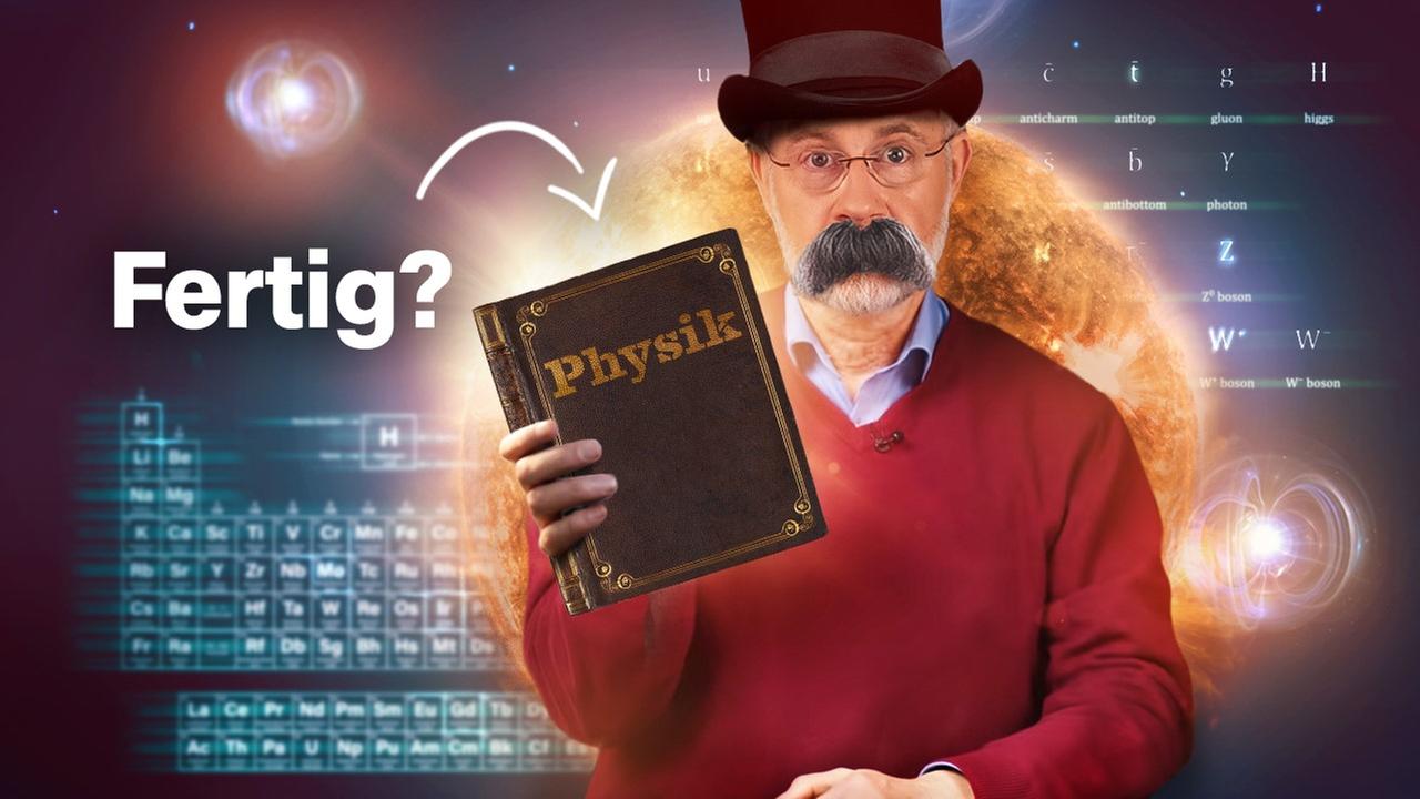 Montage: Harald Lesch mit Schnauzer und Zylinder