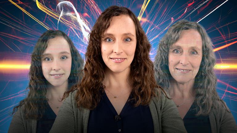 Suzanna Randall in drei Zeitsprüngen