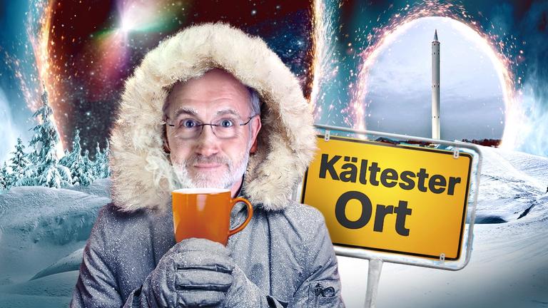 Collage: Harald Lesch mit Polarjacke