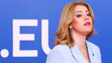 Lettlands Premierministerin Evika Silina trifft am 24. April 2026 zu einem informellen Treffen des Europäischen Rates in Nikosia ein.