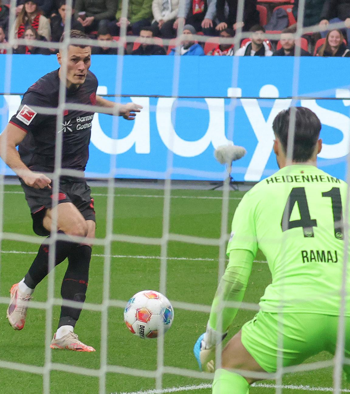 Patrik Schick in Leverkusen am 08.11.25