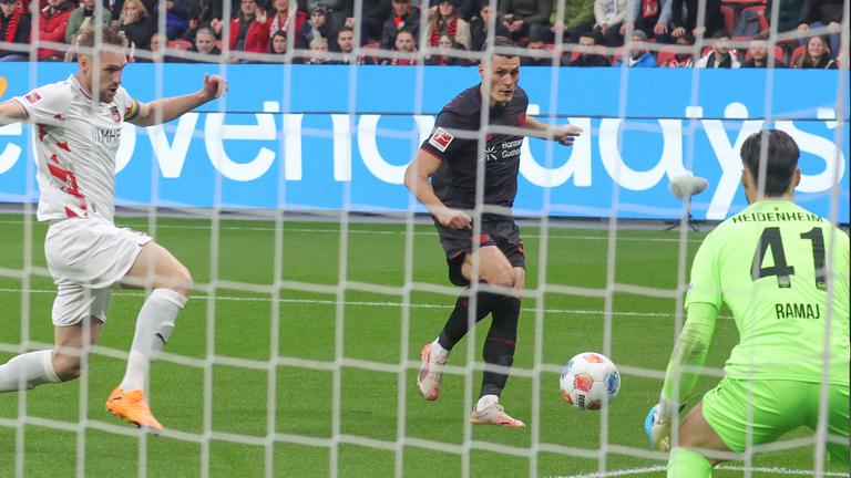 Patrik Schick in Leverkusen am 08.11.25