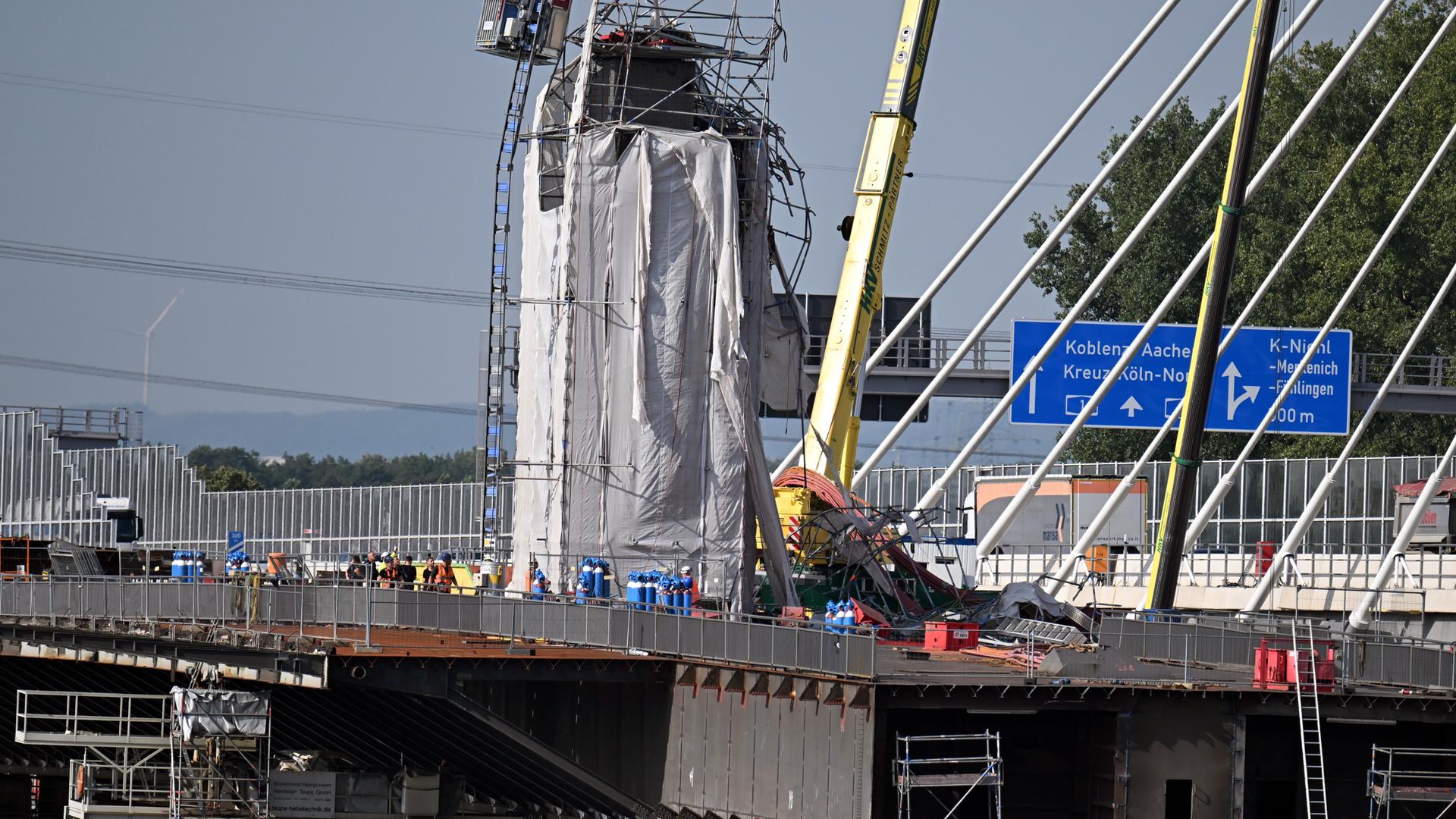 Alte Autobahnbrücke in Leverkusen