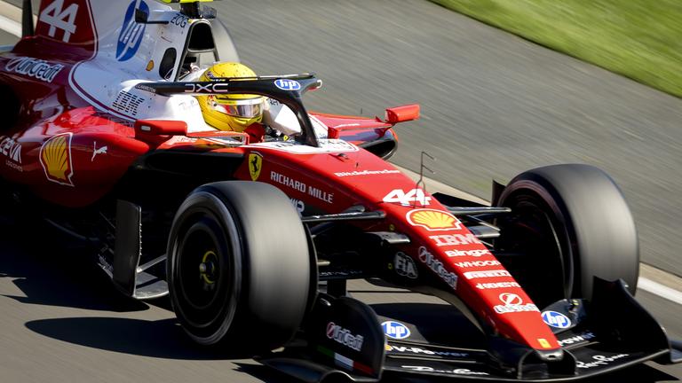 Lewis Hamilton (Grossbritannien, Ferrari) beim freien Training in Melbourne, Australien