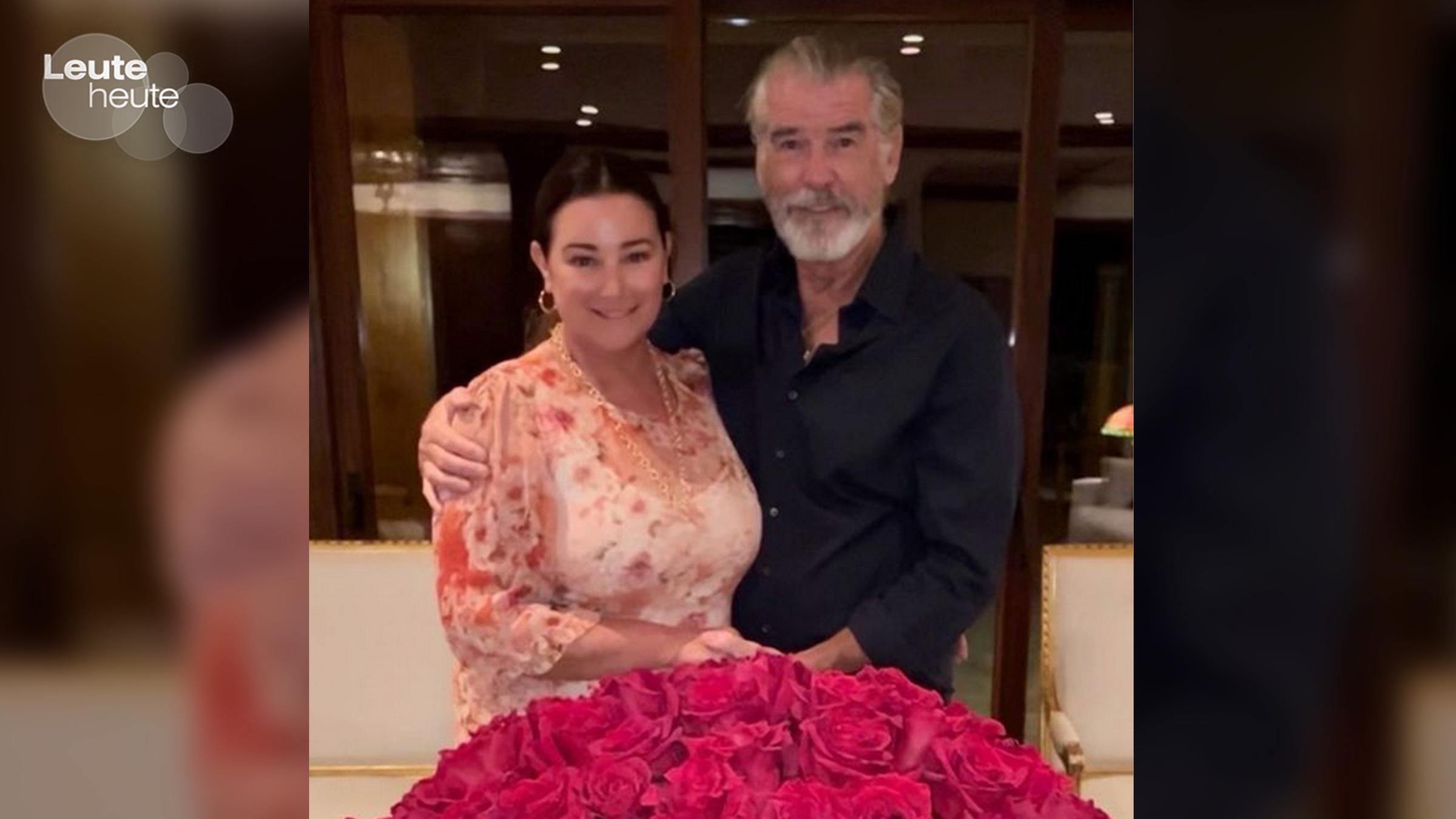Pierce Brosnan und Frau Keely.